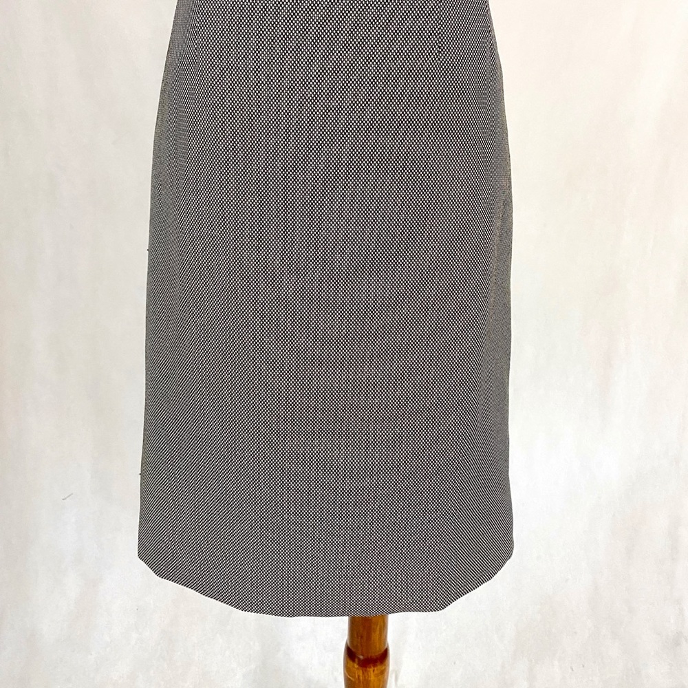 Tahari Sleeveless Wide Neck Pattern Sheath Dress - Picture 3 of 10
